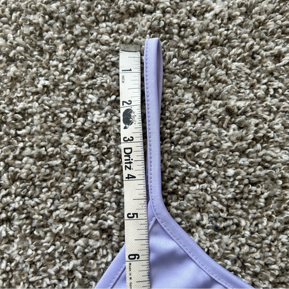 Purple Sleeveless Button Up Dress with Liner - Picture 7 of 13
